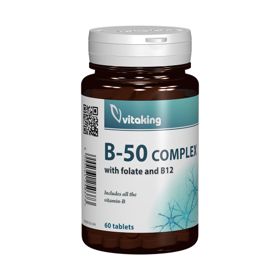Complex Mega B-50, 60 tablete, Vitaking