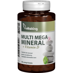 Multi Mega Mineral + Vitamina D, 90 tablete, Vitaking