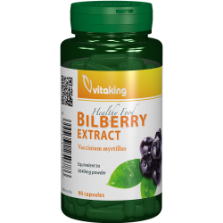 Bilberry extract (extract de afin negru), 90 capsule, Vitaking