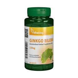 Ginkgo Biloba Forte 120 mg, 60 tablete, Vitaking