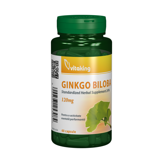 Ginkgo Biloba Forte 120 mg, 60 tablete, Vitaking