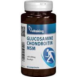 Glucosamin, Chondroitin, MSM, 60 tablete, Vitaking