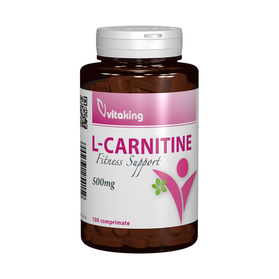 L-Carnitine 500 mg, 100 tablete, Vitaking