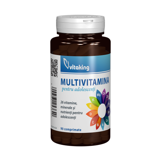 Multivitamina pentru adolescenti, 90 caps, Vitaking