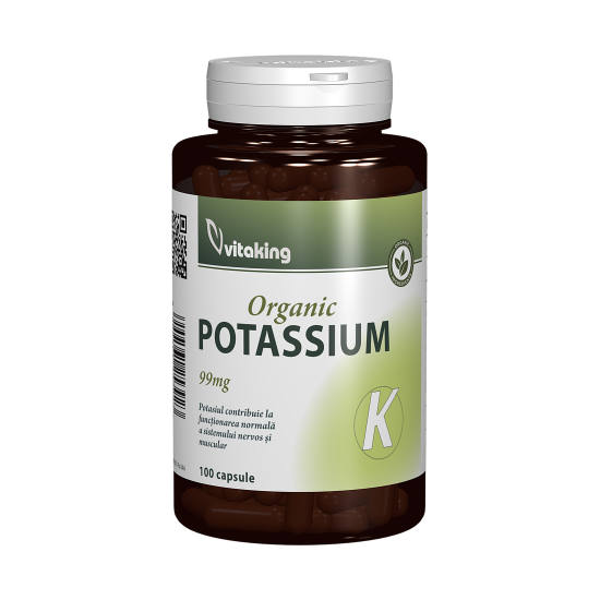 Potassium (Gluconate) 99 mg, 100 capsule, Vitaking