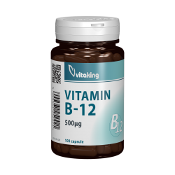 Vitamin B-12 500 mcg, 100 capsule, Vitaking