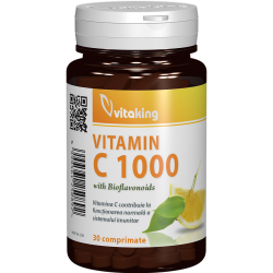 Vitamin C-1000 mg, 30 tablete, Vitaking