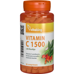 Vitamin C-1500 mg, 60 tablete, Vitaking