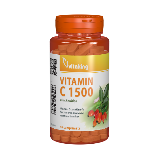 Vitamin C-1500 mg, 60 tablete, Vitaking