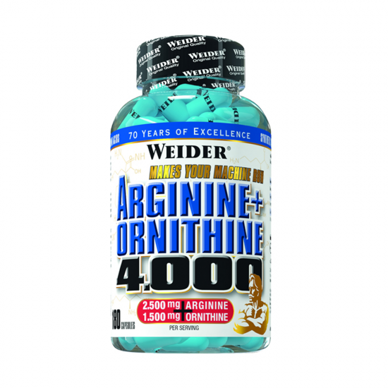 Arginine+Ornithine 4000, 180 caps, Weider