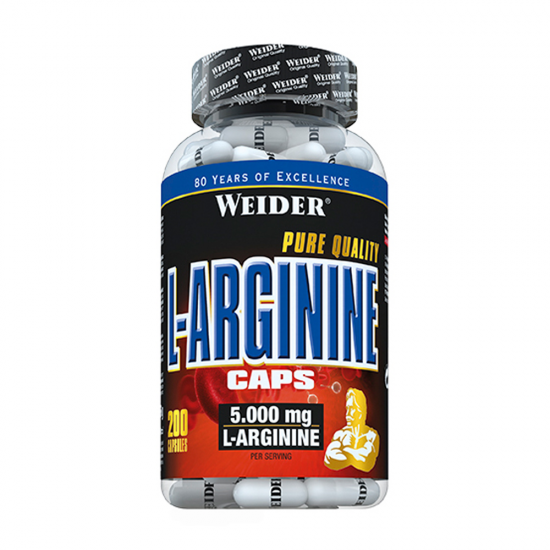 L-Arginine Caps, 200 capsule, Weider L-Arginine Caps, 200 capsule, Weider