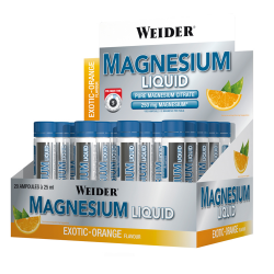 Magnesium Liquid, 20 fiole, Weider