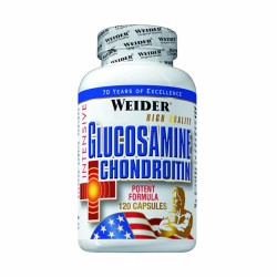 Glucosamine + Chondroitin plus MSM,  120 caps, Weider