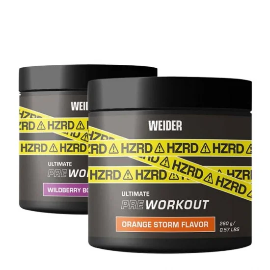 HZRD Pre-Workout Pudra, Wildberry, 260G - Weider HZRD Pre-Workout Pudra, Wildberry, 260G - Weider