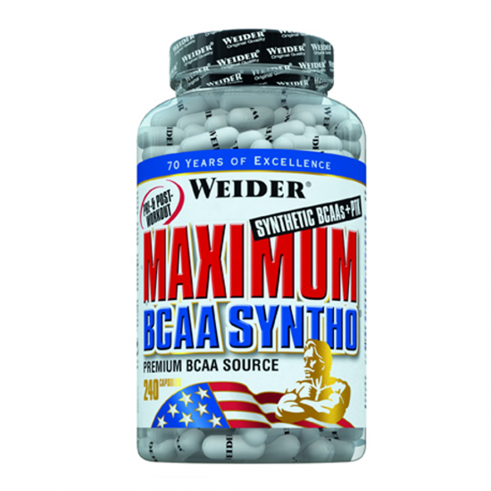 Maximum BCAA Syntho + PTK, 240 capsule, Weider Maximum BCAA Syntho + PTK, 240 capsule, Weider