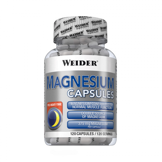 Magnesium Caps, 120 capsule, Weider