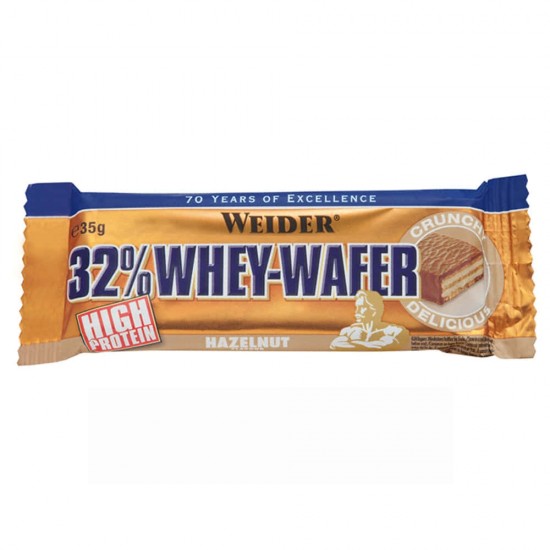 32% Whey-Wafer Bar, 35 g x 12 buc - Weider