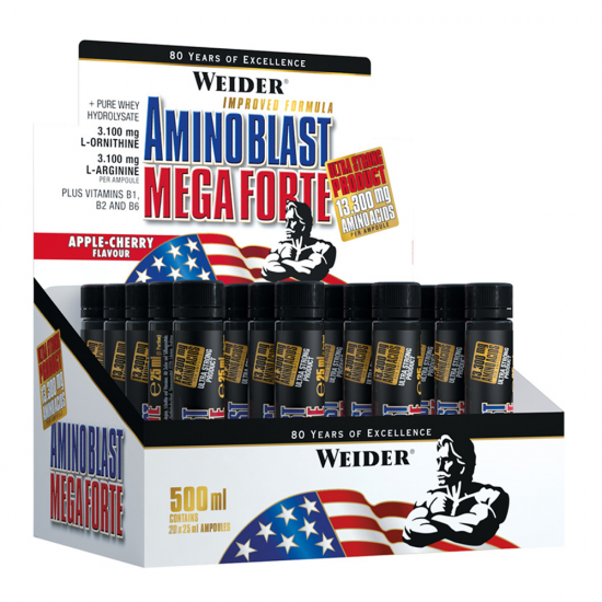 Amino Blast Mega Forte, 20 fiole, Weider