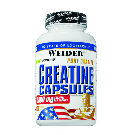 Pure Creatine Capsules, 100 capsule, Weider Pure Creatine Capsules, 100 capsule, Weider