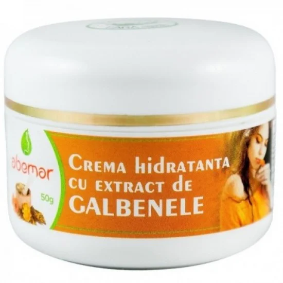 Crema hidratanta cu extract galbenele 50 g, Abemar Crema hidratanta cu extract galbenele 50 g, Abemar