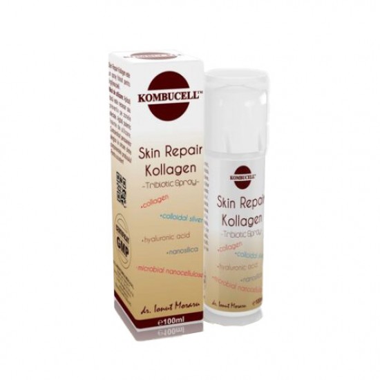 Skin Repair Kollagen, Tribiotic Spray, 100ml - Pro Natura