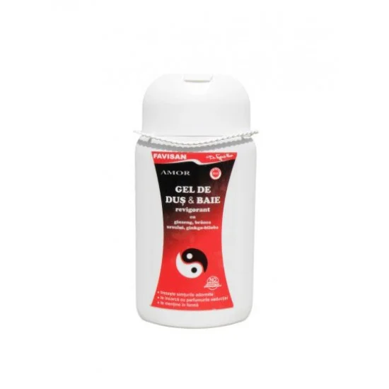 Amor gel de dus revigorant, 300 ml - Favisan Amor gel de dus revigorant, 300 ml - Favisan