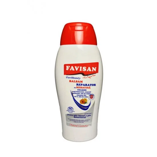Balsam reparator cu keratina si colagen, 250 ml - Favisan Balsam reparator cu keratina si colagen, 250 ml - Favisan