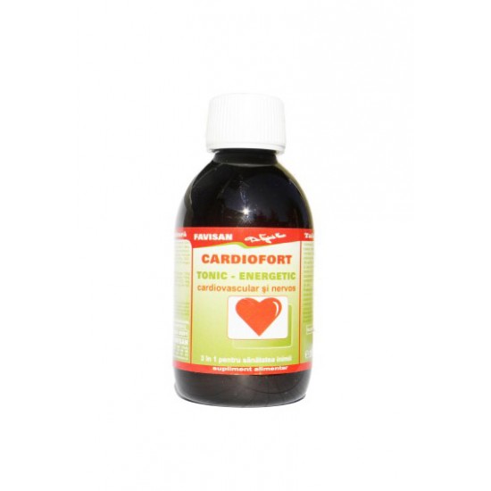 Cardiofort, tonic energetic, 200 ml - Favisan