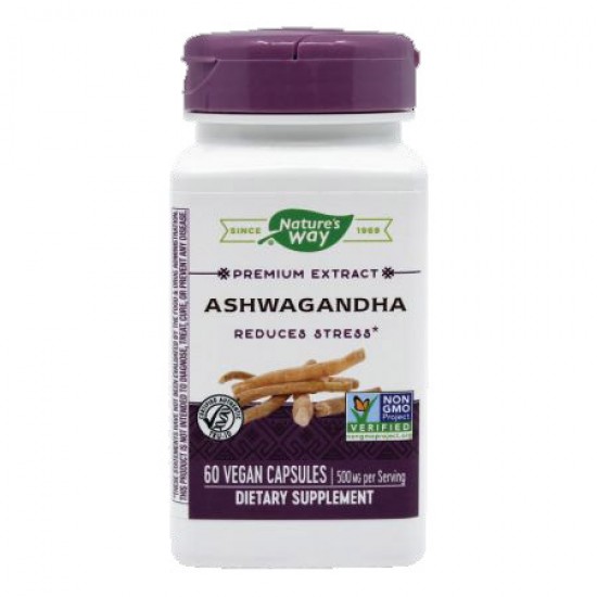 Ashwagandha SE 500mg Nature's Way, 60 capsule - Secom