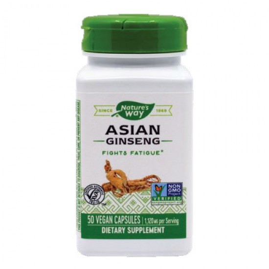 Asian Ginseng 560 mg Nature's Way, 50 capsule - Secom