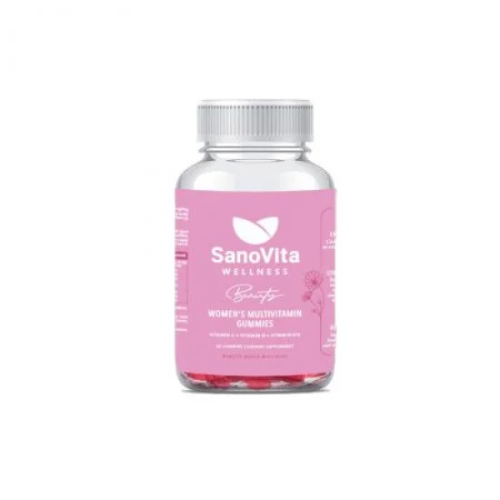 Jeleuri cu multivitamine pentru femei Beauty, 60 bucati - SanoVita Wellness Jeleuri cu multivitamine pentru femei Beauty, 60 bucati - SanoVita Wellness