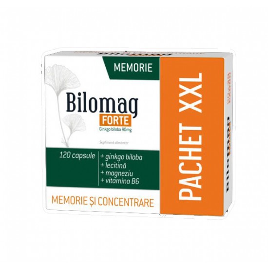 Bilomag forte memorie, 120 capsule - Zdrovit