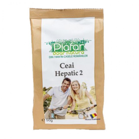 Ceai hepatic 2, 50 g - Plafar