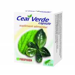 Ceai verde, 30 capsule - Parapharm