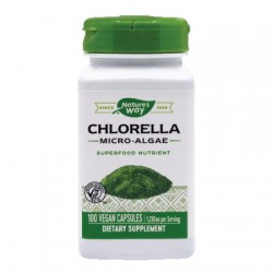 Chlorella Micro-algae 410mg Nature's Way, 100 capsule - Secom