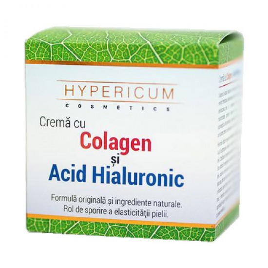 Crema cu colagen si acid hialuronic, 40 ml - Hypericum
