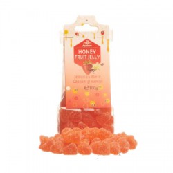 Jeleuri cu miere, aroma de capsuni si vanilie, 100g - Apidava