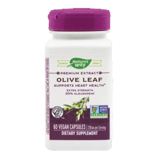 Olive Leaf 20% SE Nature's Way, 60 capsule - Secom