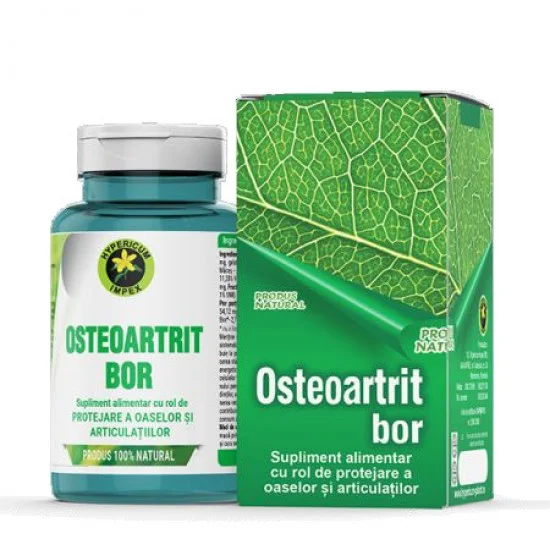 Osteoartrit Bor, 60 capsule - Hypericum Osteoartrit Bor, 60 capsule - Hypericum
