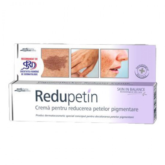 Crema pentru reducerea petelor pigmentare Redupetin, 20 ml - Medipharma Cosmetics