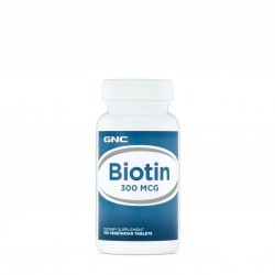 GNC Biotin 300 mcg, Biotina, 100 tb