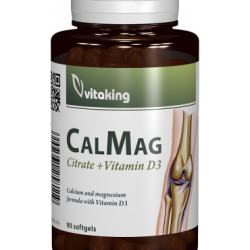 Citrat de Calciu-Magneziu cu vitamina D, 90 capsule gelatinoase