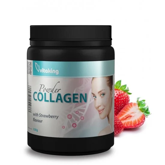 Colagen cu vitamina C, gust de capsune 330g