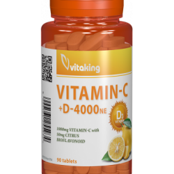 Vitamina C + D cu bioflavonoide, 90 comprimate