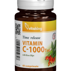 Vitamina C 1000 mg cu absorbtie lenta, 60 comprimate