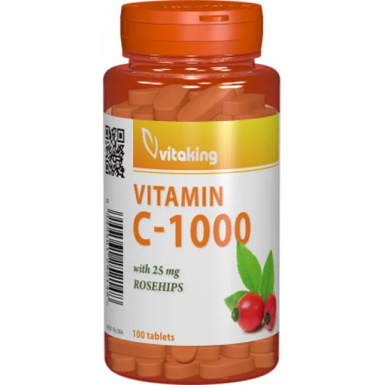 Vitamina C 1000 mg cu macese, 100 comprimate