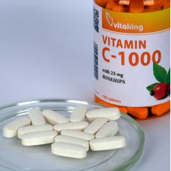 Vitamina C 1000 mg cu macese, 100 comprimate