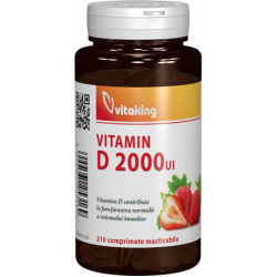 Vitamina D 2000UI masticabila - 210 comprimate