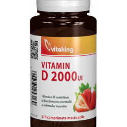 Vitamina D 2000UI masticabila - 210 comprimate