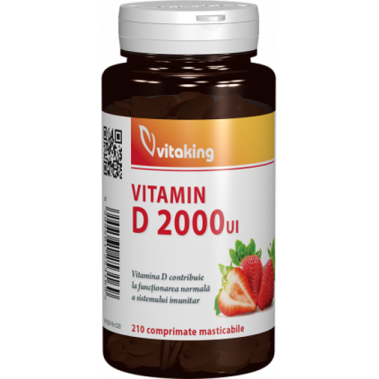 Vitamina D 2000UI masticabila - 210 comprimate